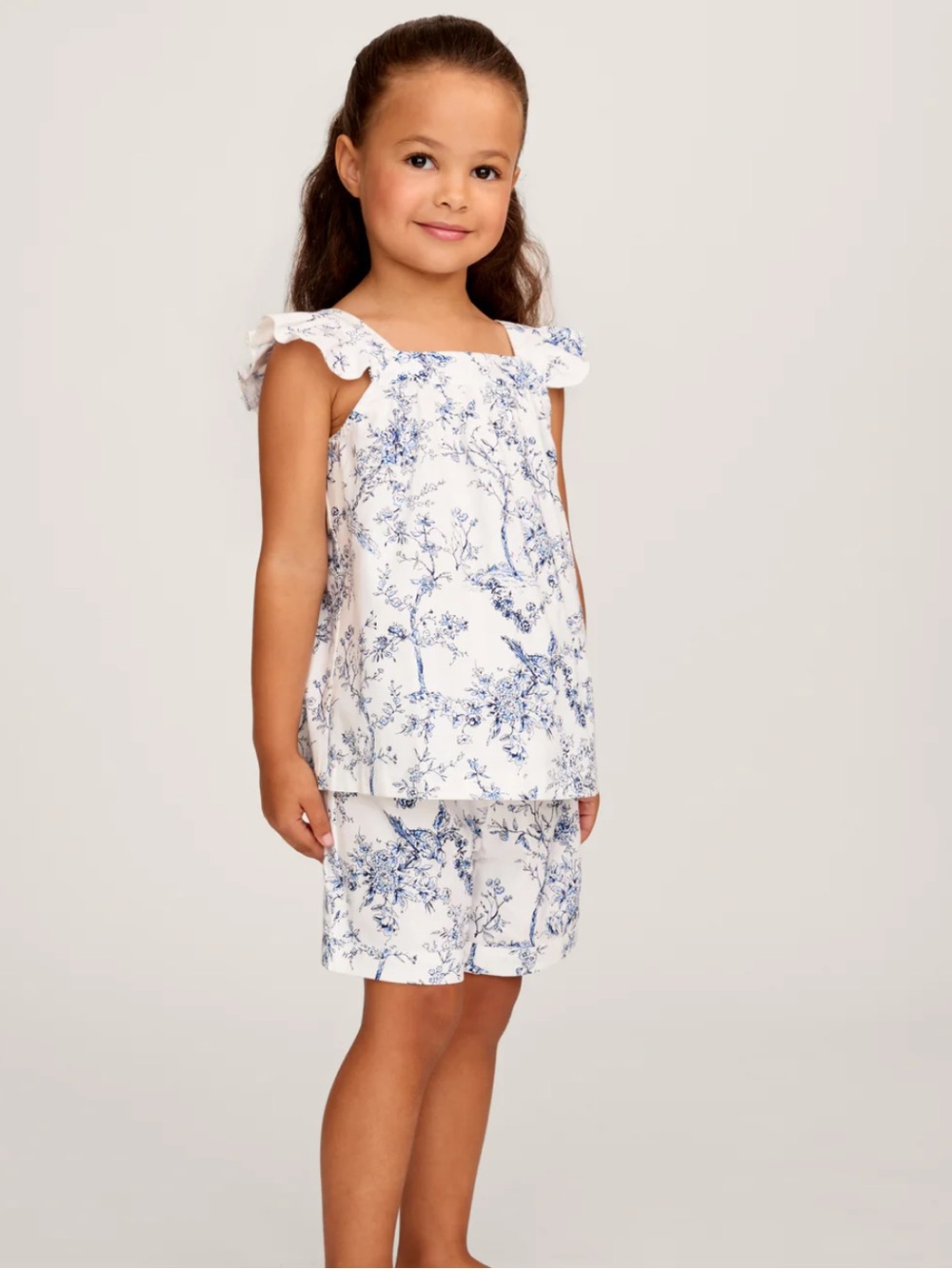 Petite Plume Girl's Twill Clara Short Set Size 10 NWOT